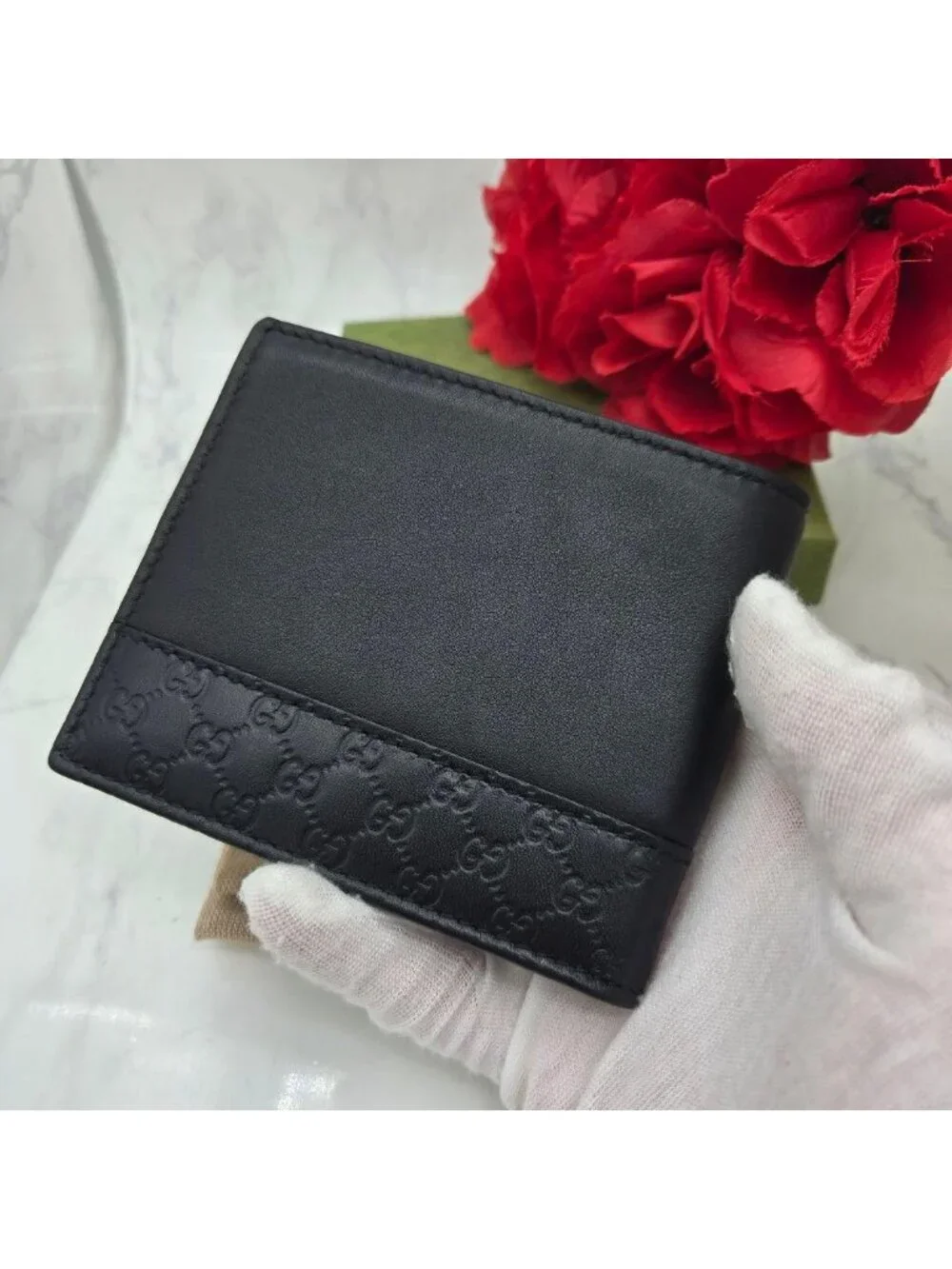 Gucci Billfold Folding Wallet Microshima GG